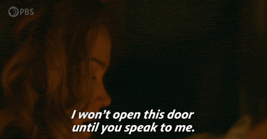 I Won't Open Until You Speak