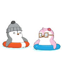 Fun Playing Sticker by Pudgy Penguins