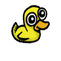 Happy Rubber Duck Sticker