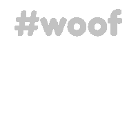 woof bark Sticker by Barking Well