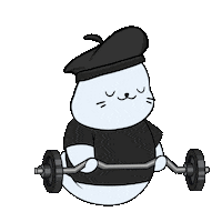 Work Out Fun Sticker by Sappy Seals Community