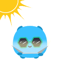 Summer Sun Sticker by Bookly