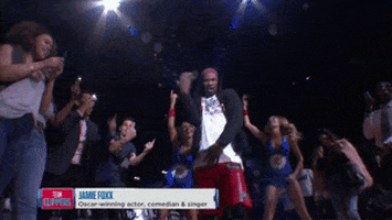 jamie foxx fire GIF by NBA