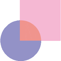 RKO20 pink purple circle geometric Sticker