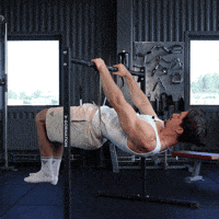 Calisthenics Front Lever GIF
