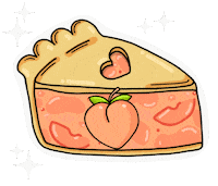 Butter Fingers Peach Pie Sticker by OMY Nails