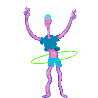 Soualuv cartoon chill bambolê soualuv Sticker