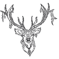 GlaubeanDich hirsch glaubeandich krafttier Sticker
