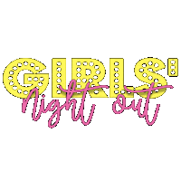 Girls Night Out Party Sticker