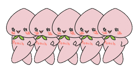 桃チル Sticker by Design88_momo