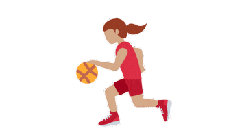 Basketball Woman Sticker by EmojiVid