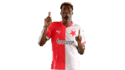 Look Up Peter Olayinka Sticker by SK Slavia Praha