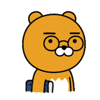 glasses what Sticker by KakaoFriendsEurope