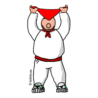San Fermin Fiesta Sticker by Txikito