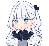 clairelle anime girl idk oc Sticker