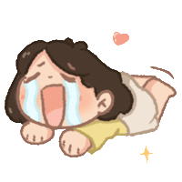 Sad Without You Sticker by Cosytales