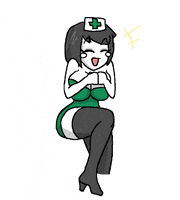 DrLoops happy excited cheer nurse GIF