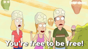 Youre Free Season 2 GIF by Rick and Morty