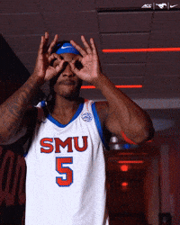 Mens Basketball Celebration GIF by SMUMBB
