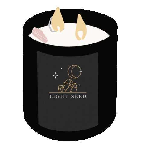 lightseed giphyupload soy candles energy healing light seed nz Sticker