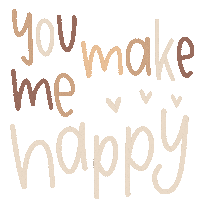 I Love You Calligraphy Sticker