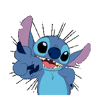 disneystyletw love dog blue disney Sticker
