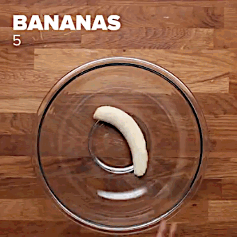 banana cooking GIF