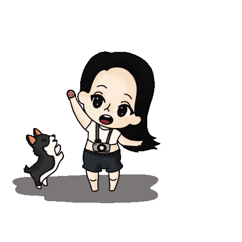 Dog Girl Sticker