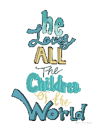 cchloetownsend love jesus children Sticker