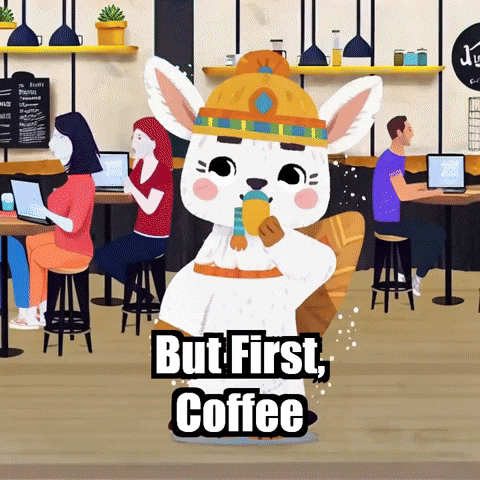 Coffee Trending Topics GIF by Llamaozi