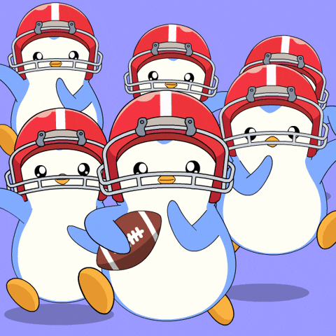 Huddle Up Lets Go GIF by Pudgy Penguins