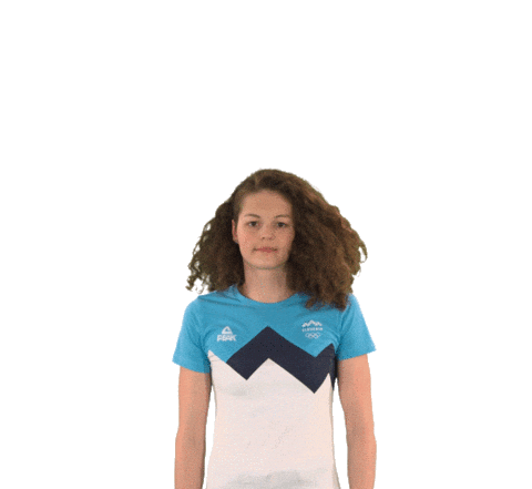 Swipe Swimming Sticker by Team Slovenia