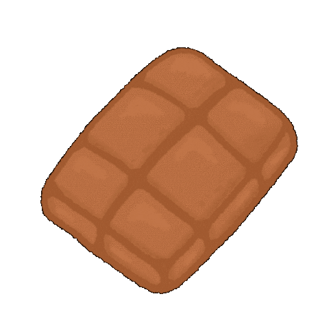 Chocolate Eating Sticker