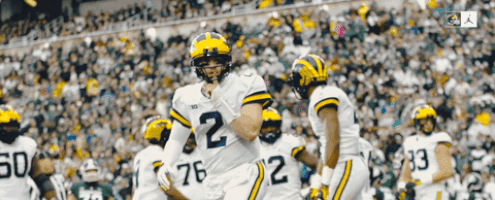 Go Blue Michigan Football GIF by Michigan Athletics