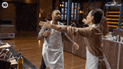 Celebrity Masterchef Hug GIF by MasterChefAU