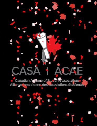 CASAACAE giphygifmaker giphyattribution canada student GIF