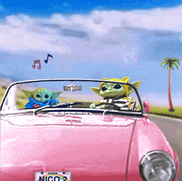 Driving Star Wars GIF