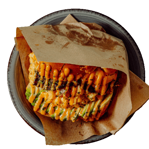 44Brekkie giphyupload breakfast eggdrop eggcelent Sticker