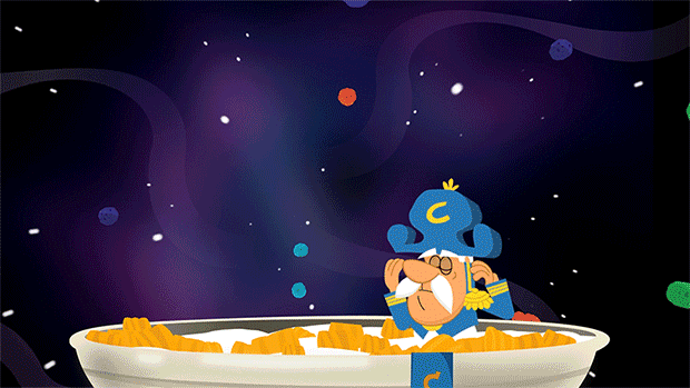 Excited Space GIF by Cap’n Crunch