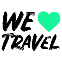 Travelmeister_official love travel colorful travelmeister Sticker