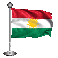 Flag Kurd Sticker