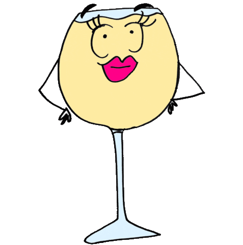 wine vino Sticker by But Like Maybe