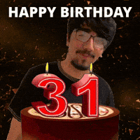 31St Birthday GIF