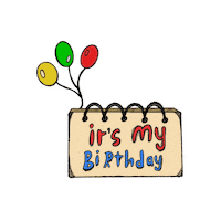 Celebrating Happy Birthday Sticker