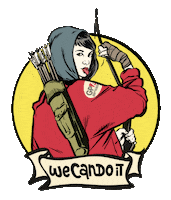 GPAdjp tongue do it girlpower union Sticker