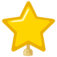 christmas star Sticker by Kiabi