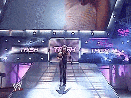 walk out trish stratus GIF by WWE