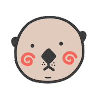 ddingstory jojo sea otter shellfish ddingstory Sticker