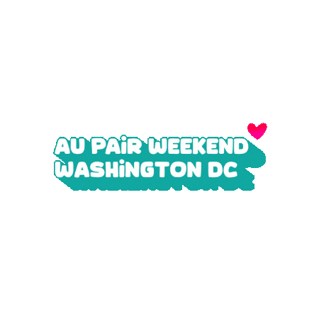 aupairweekend dc washington dc au pair aupair Sticker