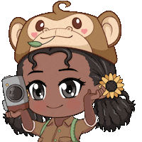 Girl Smile Sticker